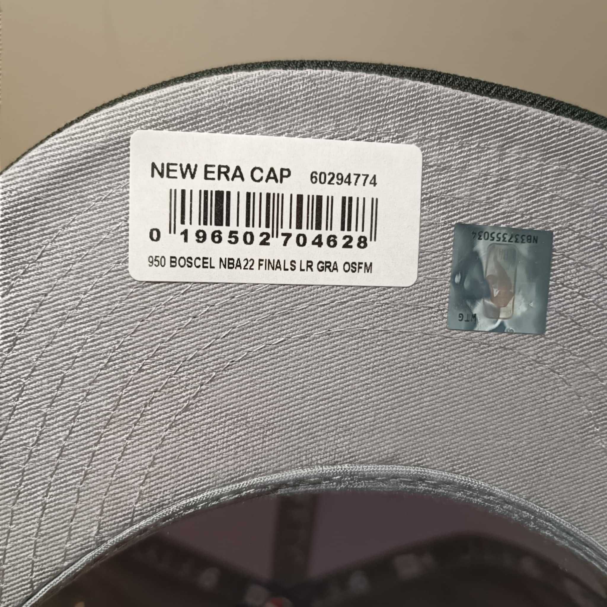 Czapka New Era 2022 NBA Finals Boston Celtics Gray & Black