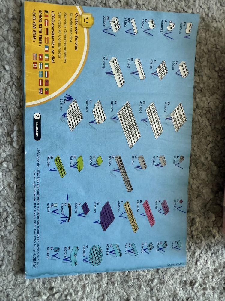Unikat lego szkatułka organizer motylek 40156