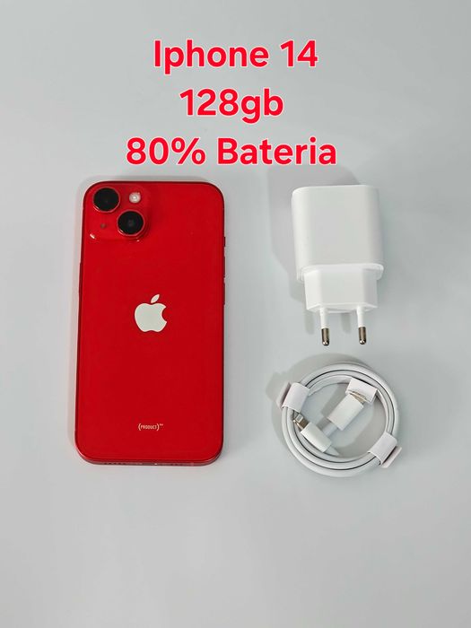 Iphone 14 128gb. 80% Bateria.  Excelente.