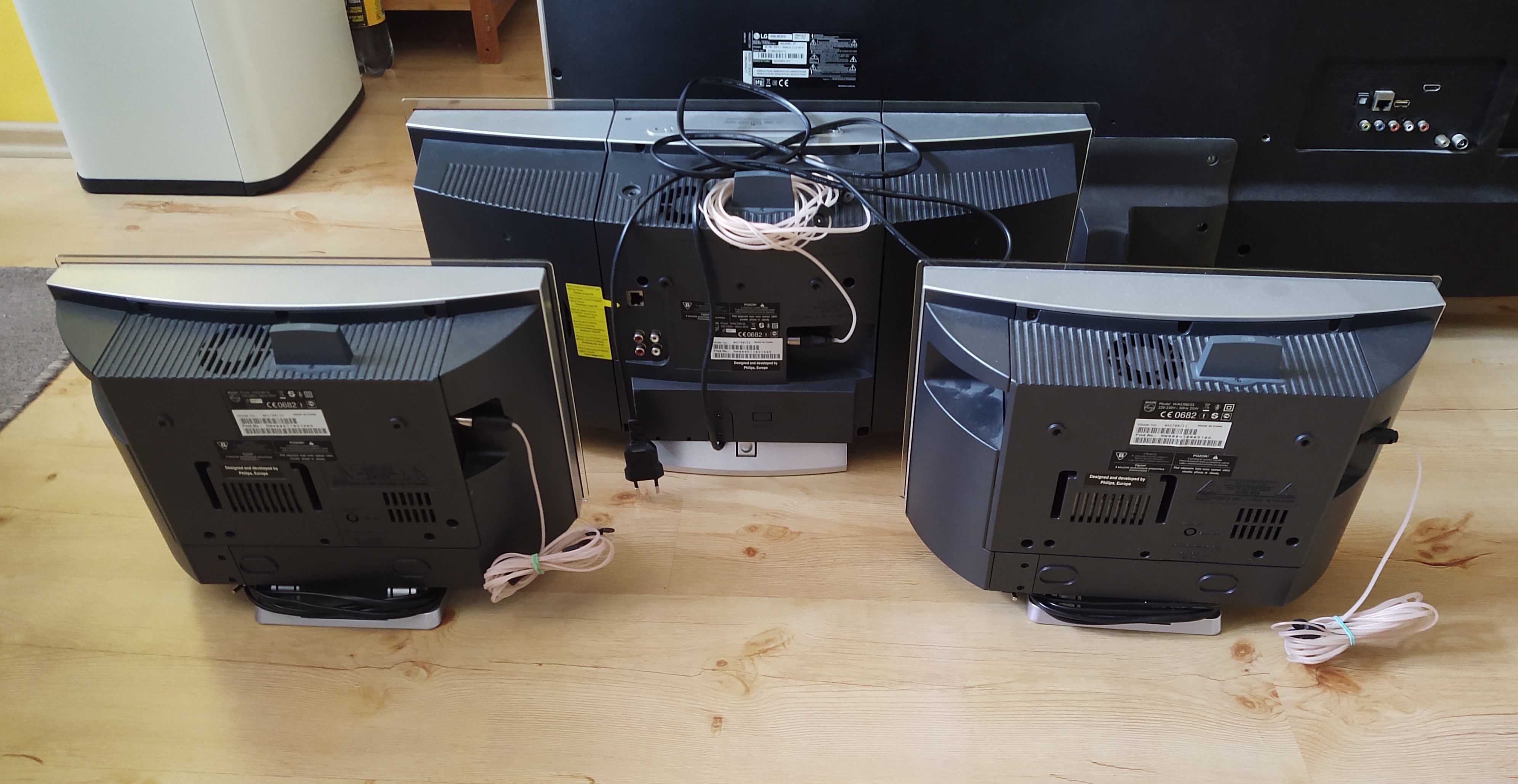Philips WAC700/22 i WAS700/22(2 sztuki)-system multimedialny