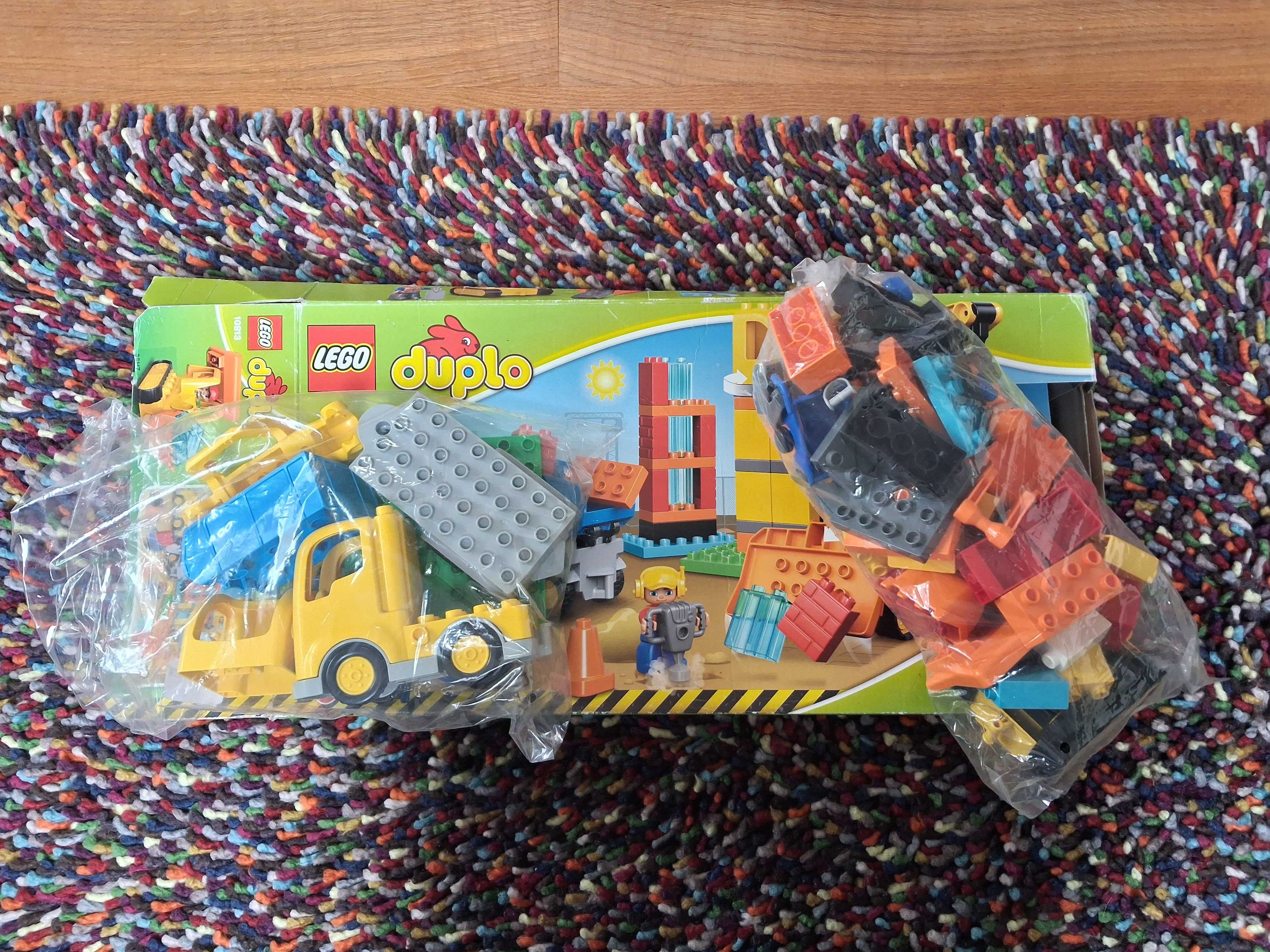Lego duplo 10813 wielka budowa dźwig koparka wywrotka ciężarówka