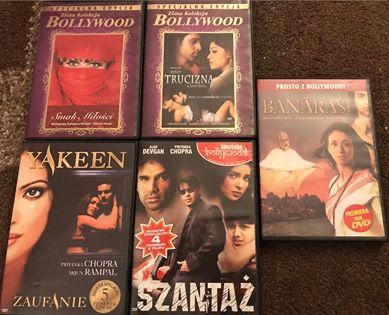 Zestaw 12 filmów bollywood DVD