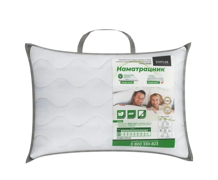 Наматрацник мікрофібра Simple Save з кутовими фіксаторами 140х190