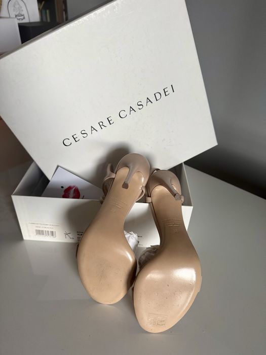 Casadei nowe sandały na szpilce w rozmiarze 38
