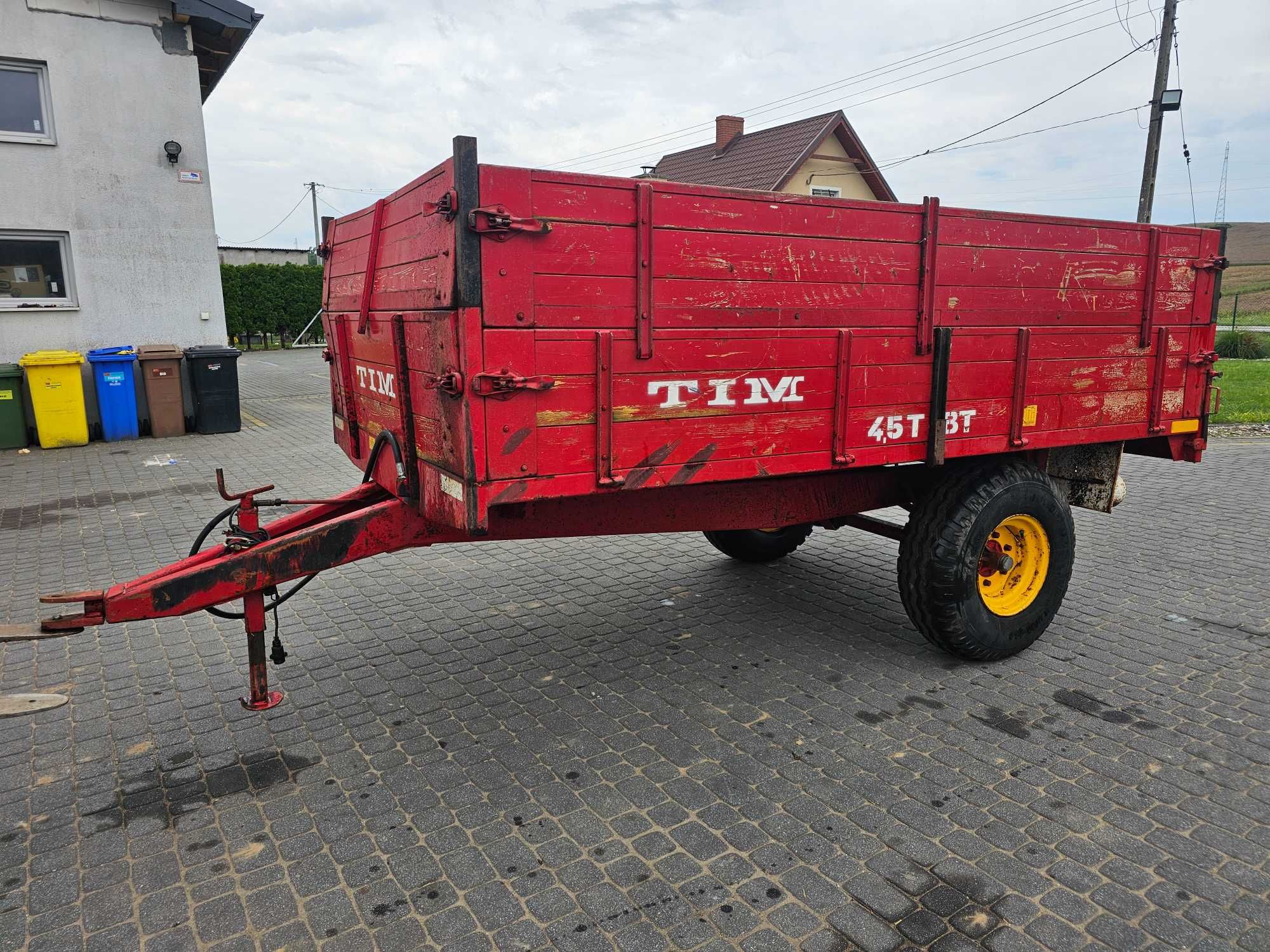 Przyczepa Jedno Osiowa TIM 4,5 T