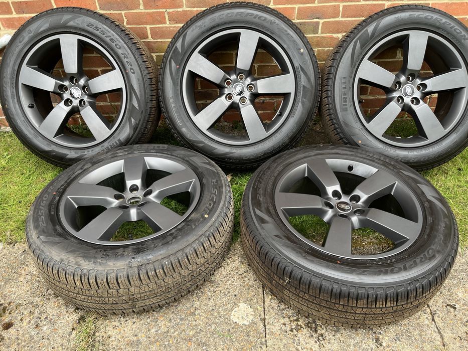 Orginal Felgi Range rover Defender nowe pirelli scorpion 2025 rok5 kol
