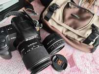 Lustrzanka Sony DSLR-A200 + ob. 18-70 + 50