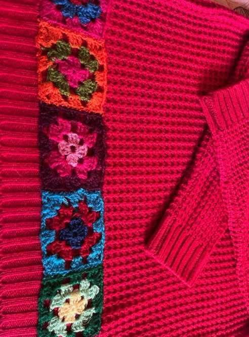 Camisola em crochê