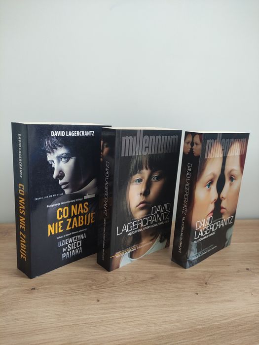 Kontynuacja trylogii Millenium - 3 książki David Lagercrantz