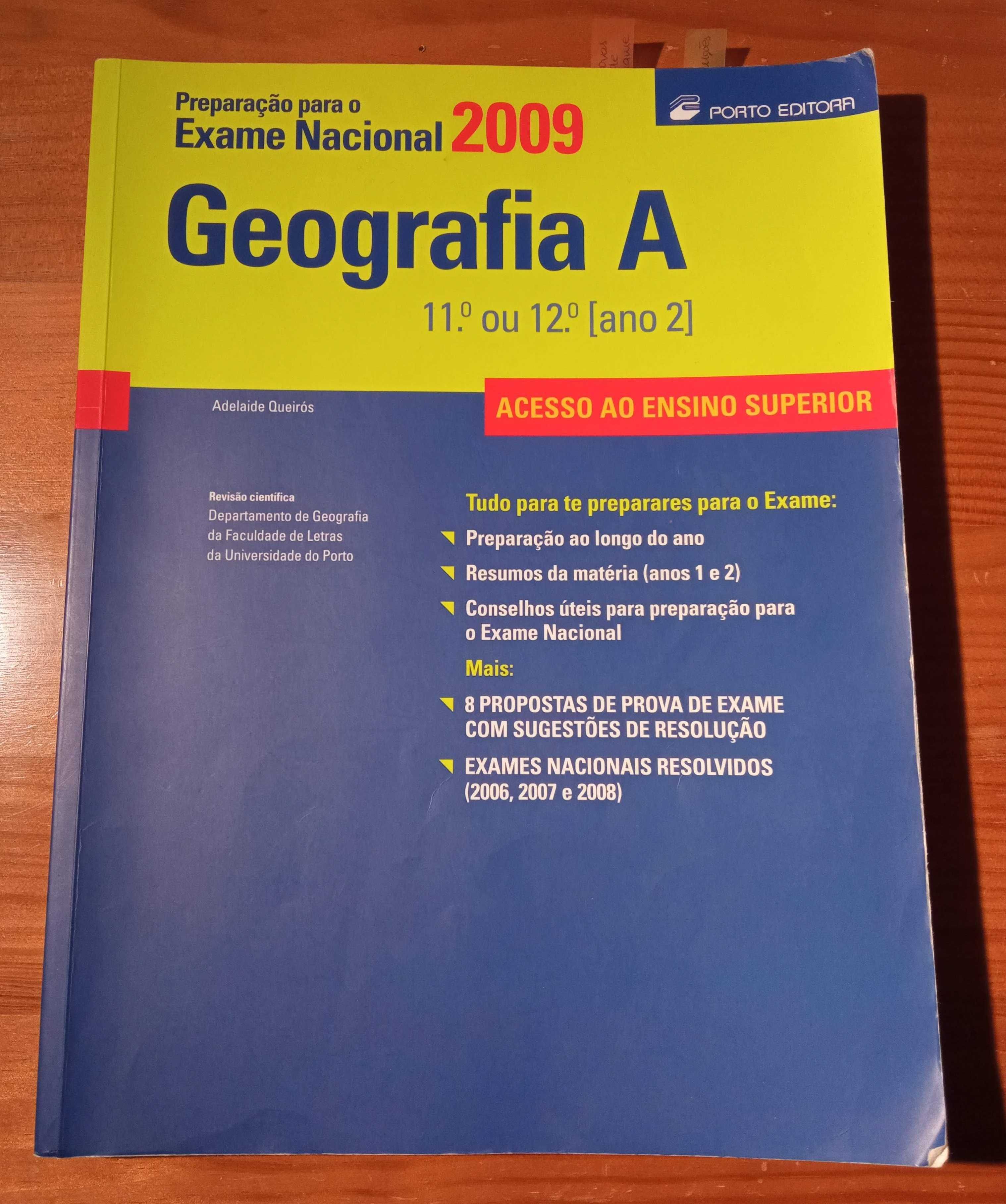 Preparação para o exame nacional Geografia A 2009