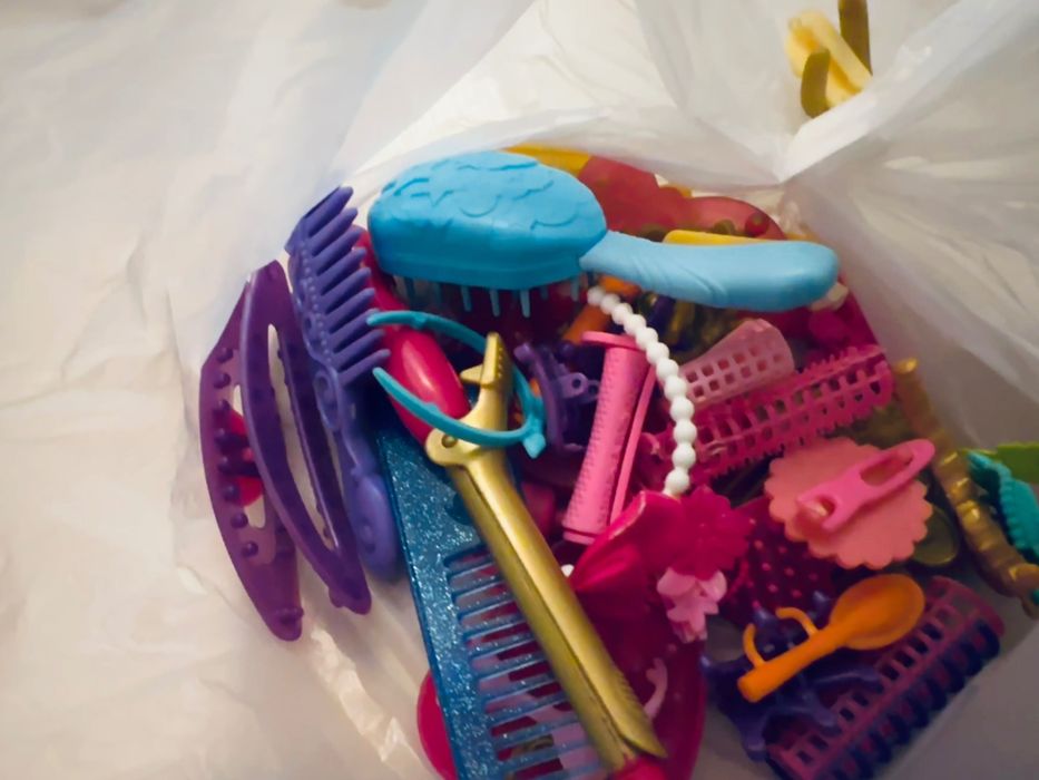 Zestaw Barbie lalka meble akcesoria