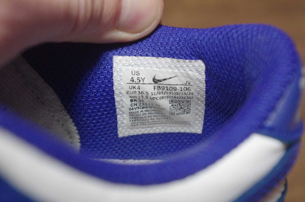Кроссовки Nike Dunk Low fb9109 106 оригінал 36,5 розм стан дуже гарний