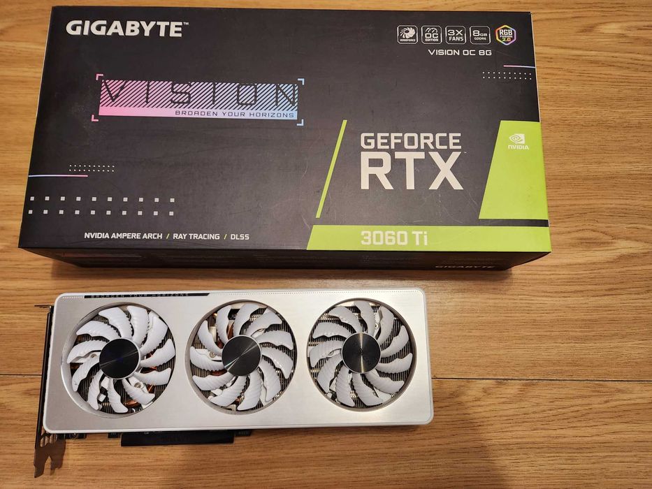 Продам Gigabyte RTX 3060 TI 8 GB Vision OC rev 2.0
