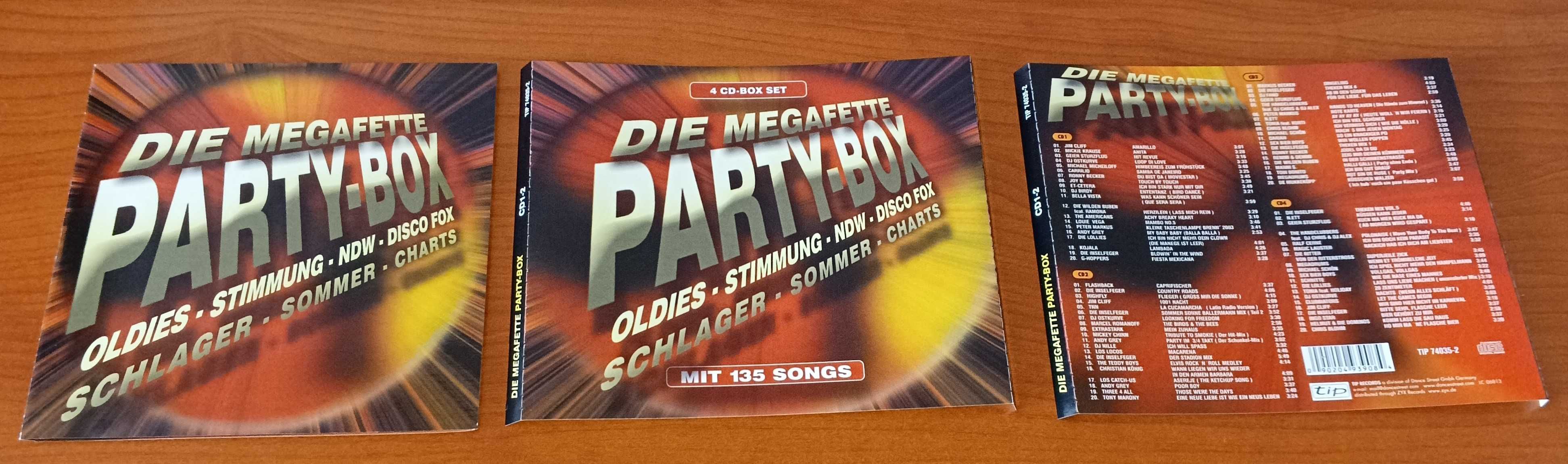 CD Die Megafette Party-Box - Oldies-Stimmung-NDW-Disco Fox-Schlager...