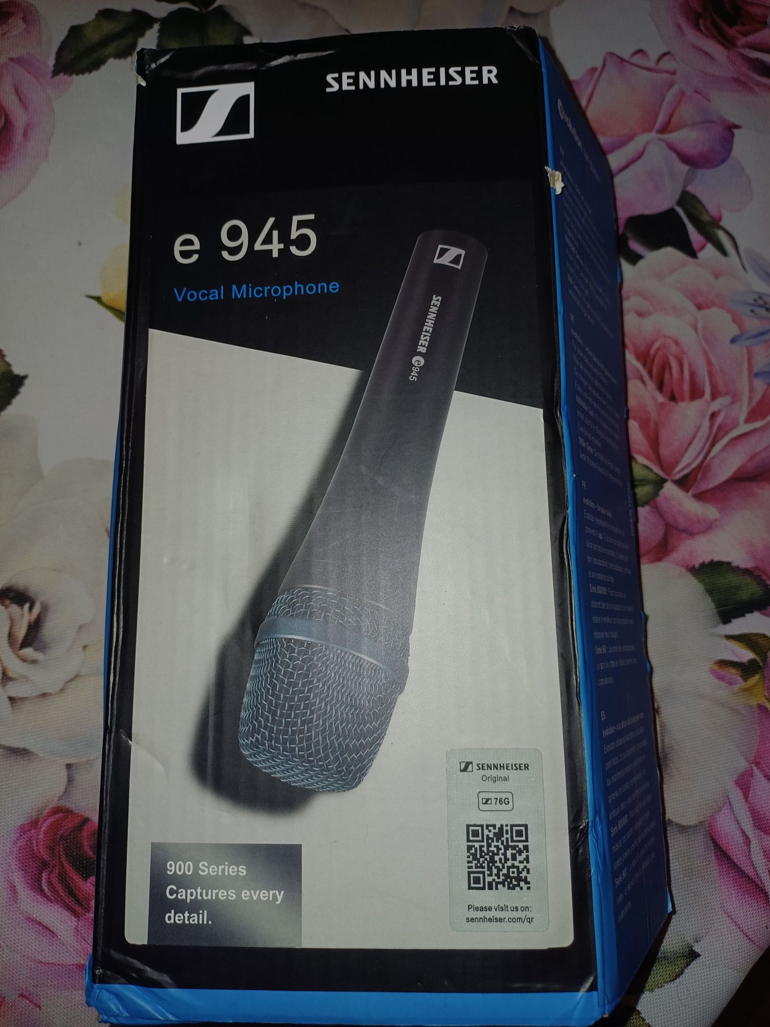Mikrofon wokalny dynamiczny  Sennheiser E 945.