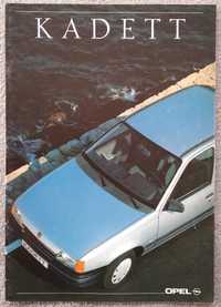 Prospekt Opel Kadett rok 1989