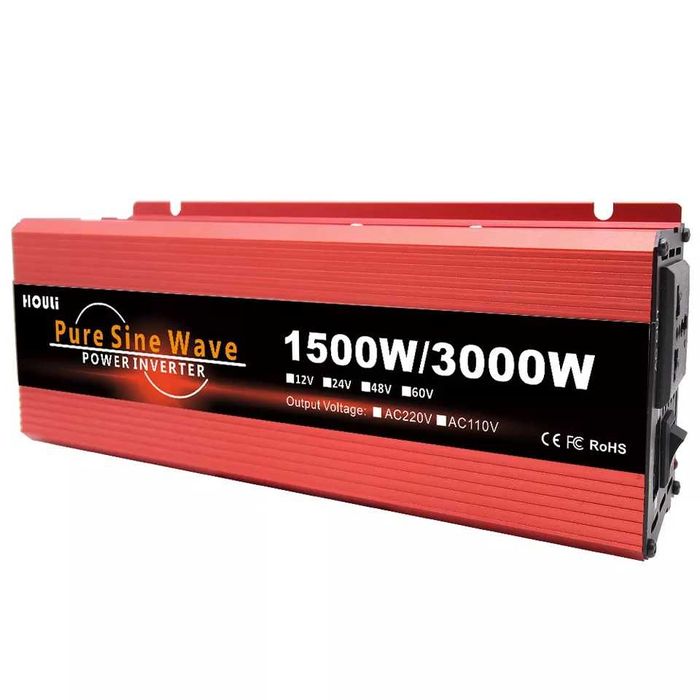Інвертор перетворювач напруги 3000W. з 12V на 220V. Чистий синус.