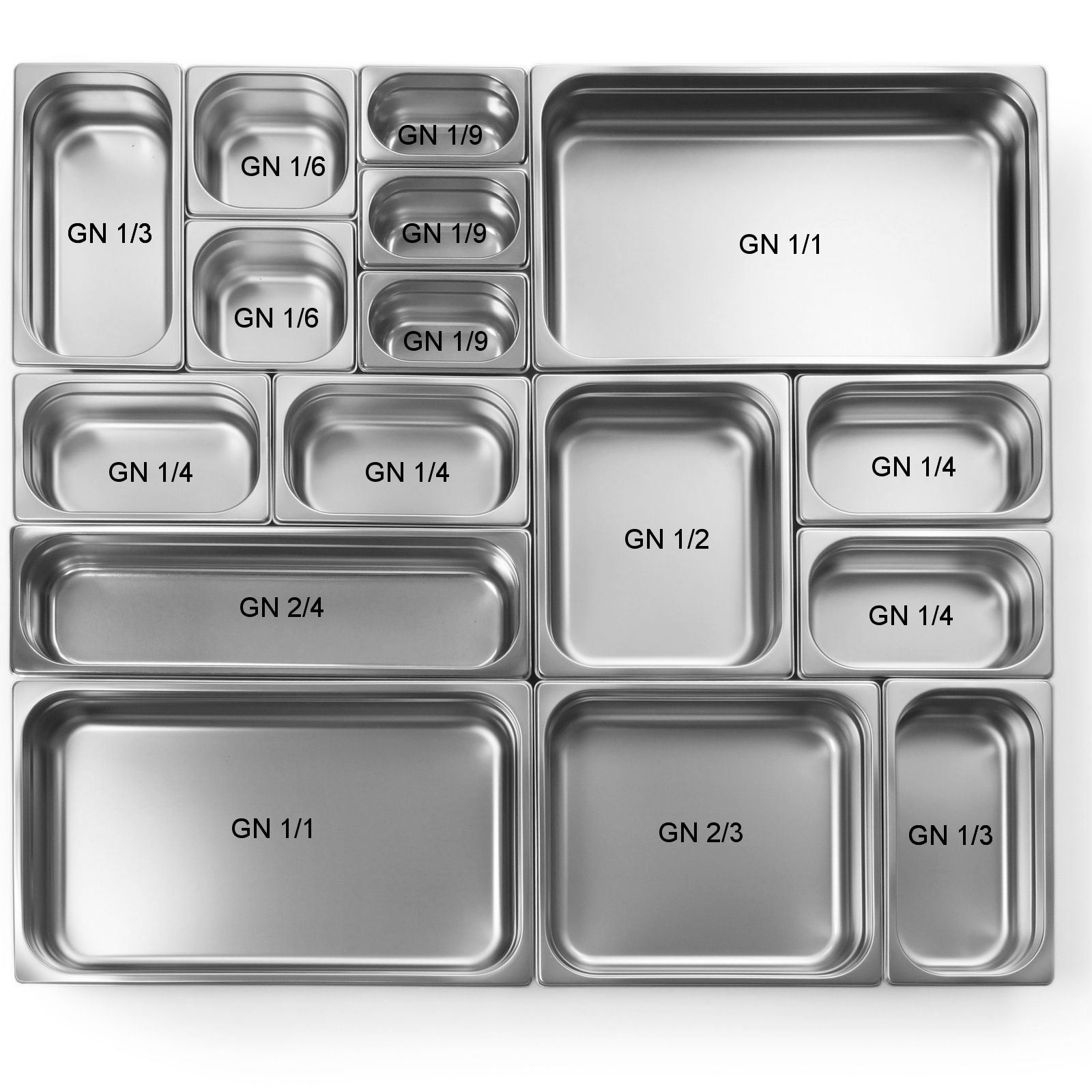 pojemnik gn 1/9 stal nierdzewna profi line wys. 65 mm - hendi 801833