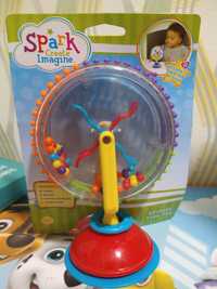 Интерактивная  игрушка Колесо  ( колесо на присоске)