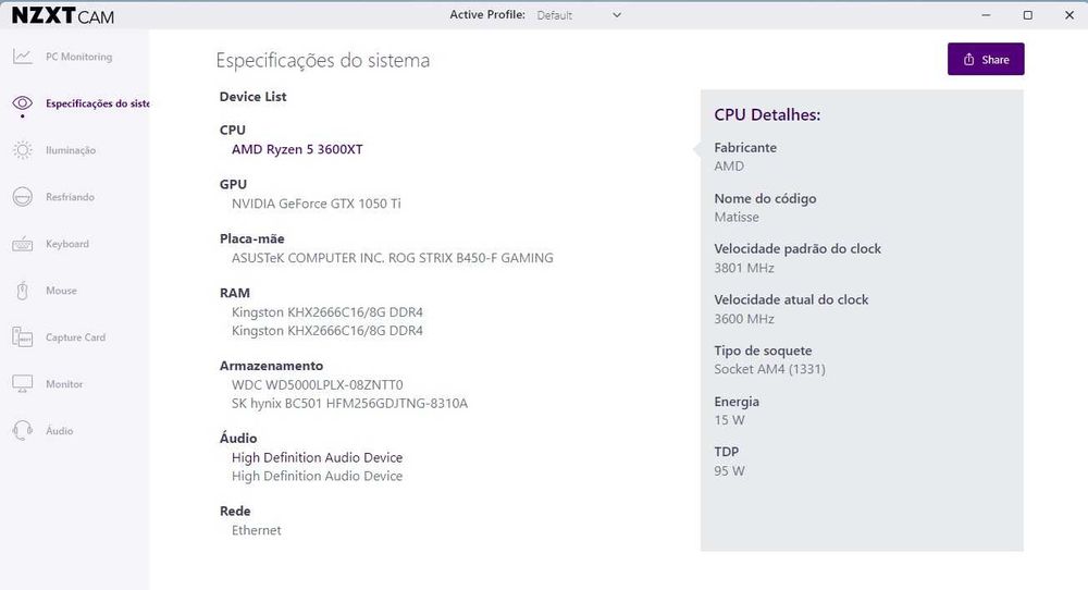 PC Gaming Ryzen 5 3600XT l GTX 1050TI 4Gb l 16Gb 2666Mhz l 256Gb NVMe