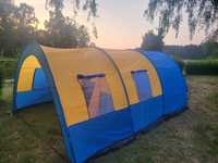 Namiot na 4-6 osób  niebiesko żółty  nowy