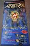 Anthrax For All Kings RARYTAS flaga baner duża 2 metry  x 1 m