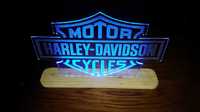 Lampka led 3d harley davidson motor plexa prezent