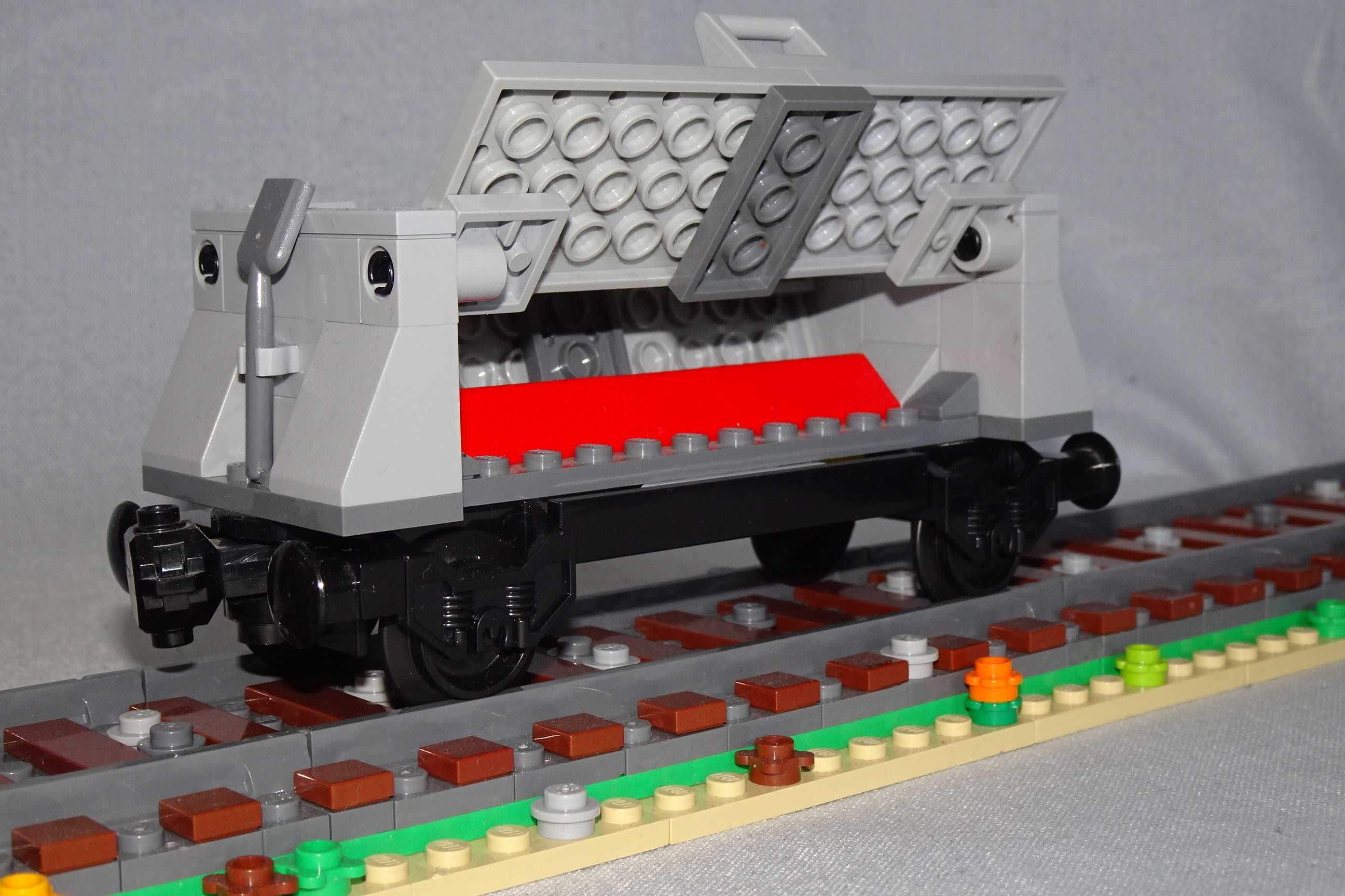 GRATIS wysyłka LEGO train wagon towarowy szary 7898