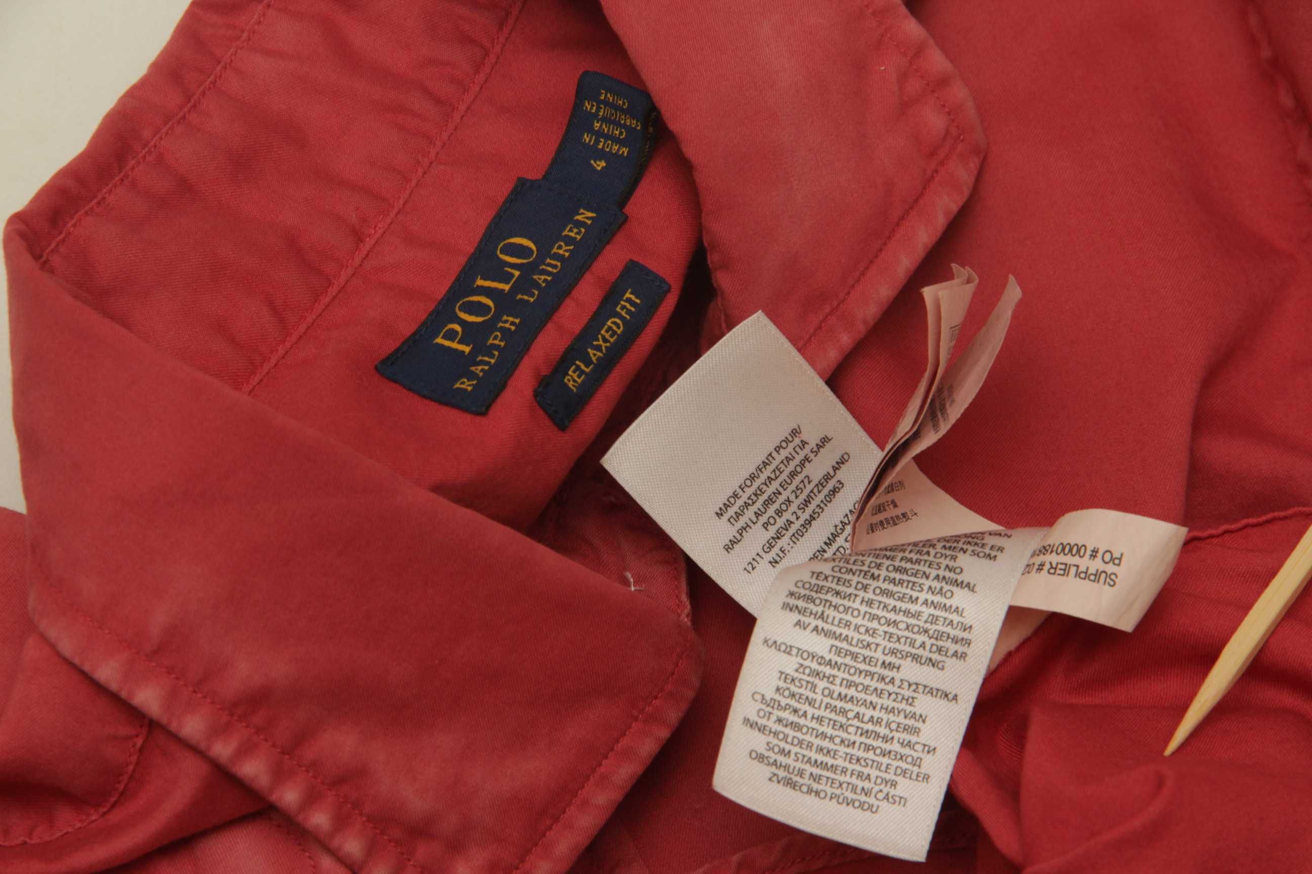Polo Ralph Lauren рр 4 L рубашка из хлопка OBJECT DYED