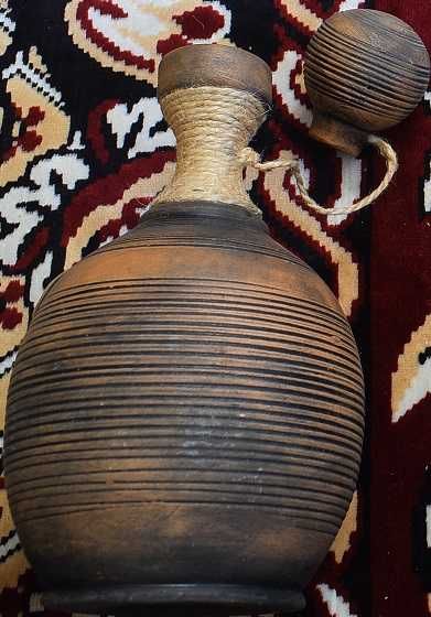 Сувеніри антикварні бутилка фляшка ваза з Карпат Яремче