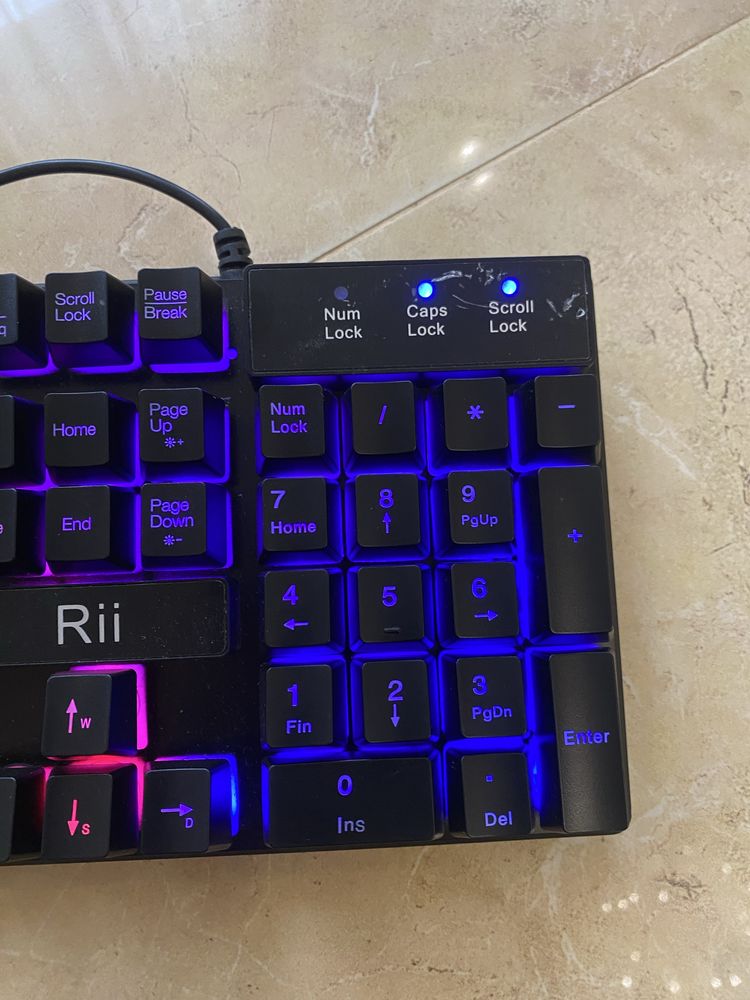 Клавиатура с подсветкой Rii RK100