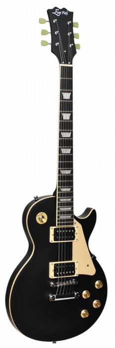 Gitara elektryczna Ever Play Les Paul czarna + kabel
