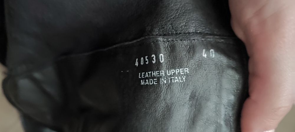 Kozaki Gino Rossi buty skórzane włoskie nowe