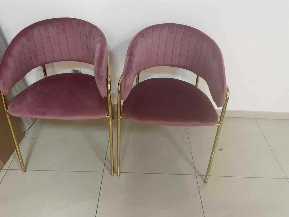 (39WN) krzesła złote nogi, wyprzedaż 89 zł sztuka