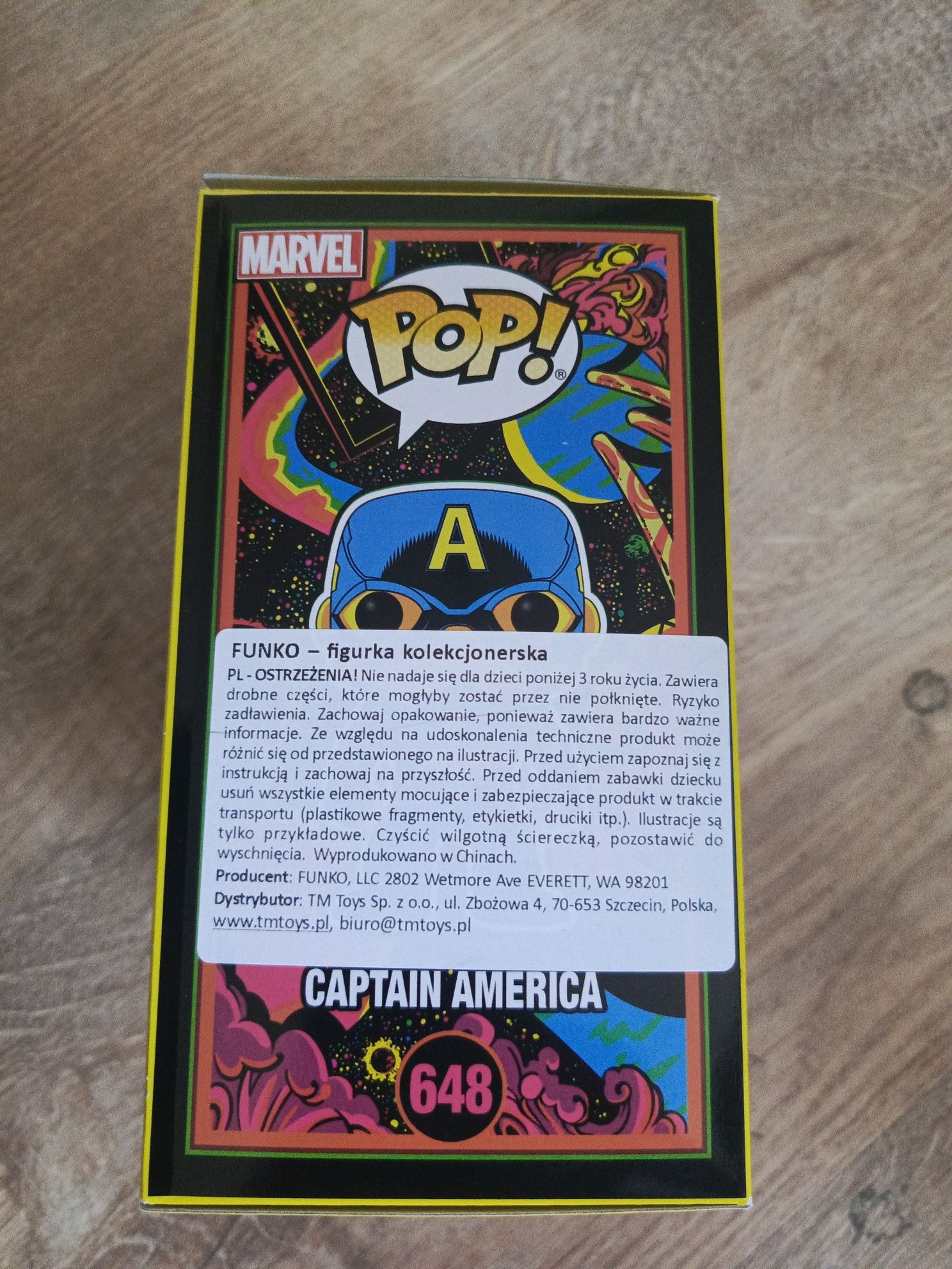 Figurka kolekcjonerska Funko Pop Captain America Special Edition