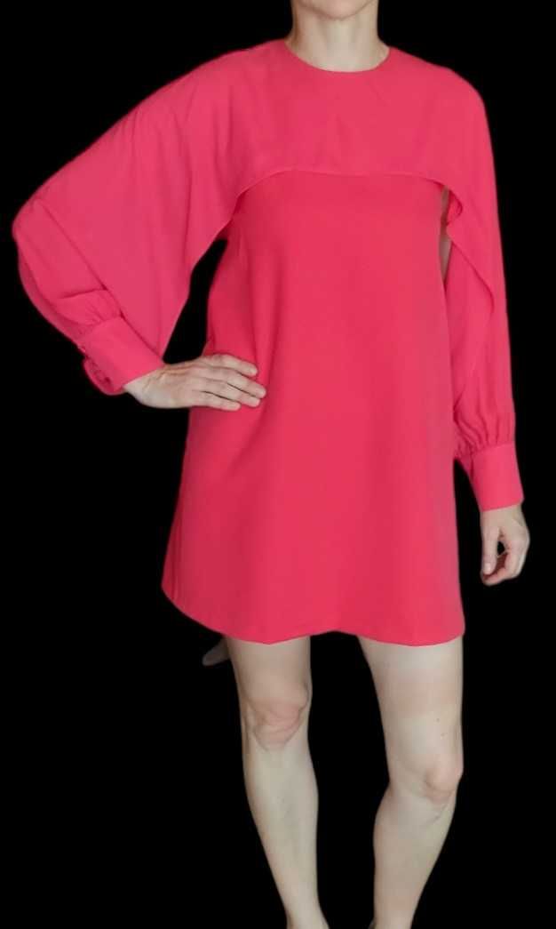 Zara Basic - sukienka rozm. S, kolor magenta/fuksja/róż