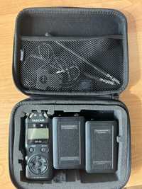 Рекордер tascam dr-05, радиосистема saramonic sr-wm4c