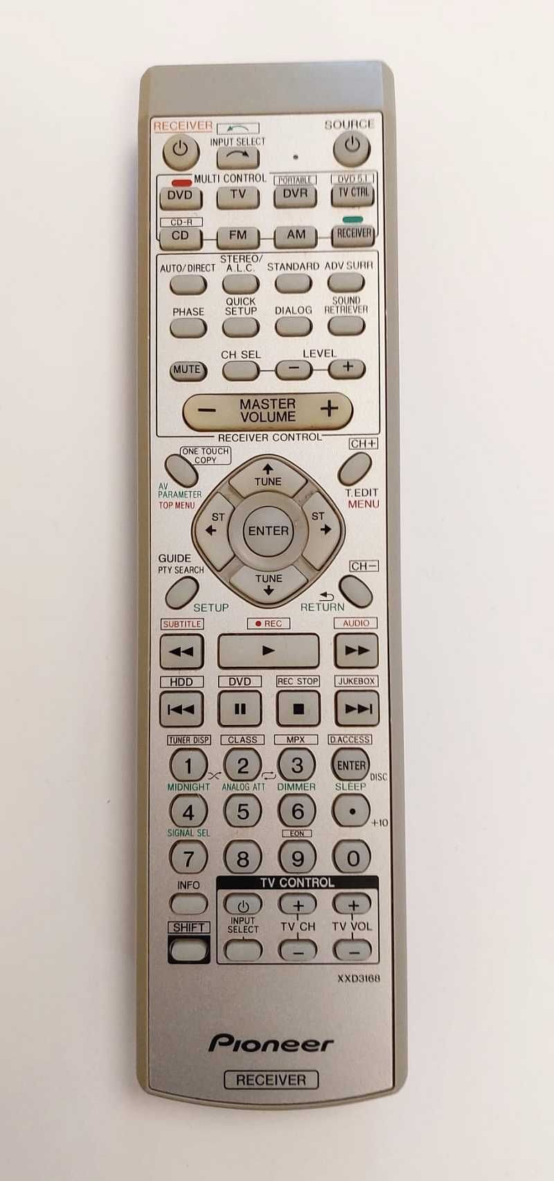 Amplituner wzmacniacz Pioneer VSX-418 srebrny, wielokanałowy kino 5.1