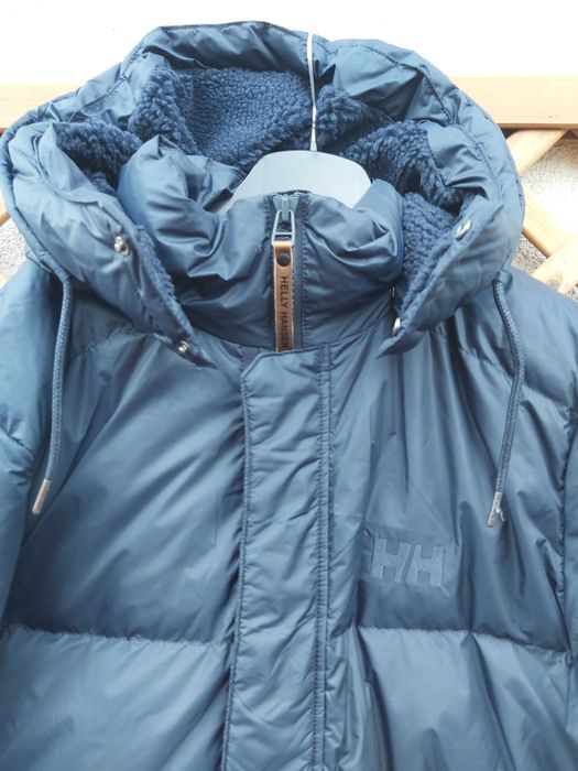 NOWA Kurtka HH helly hansen granat bomberka puchowa xl down