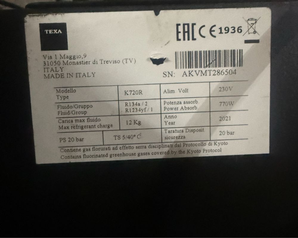 Stacja Klimatyzacji Texa 720 2 gazy