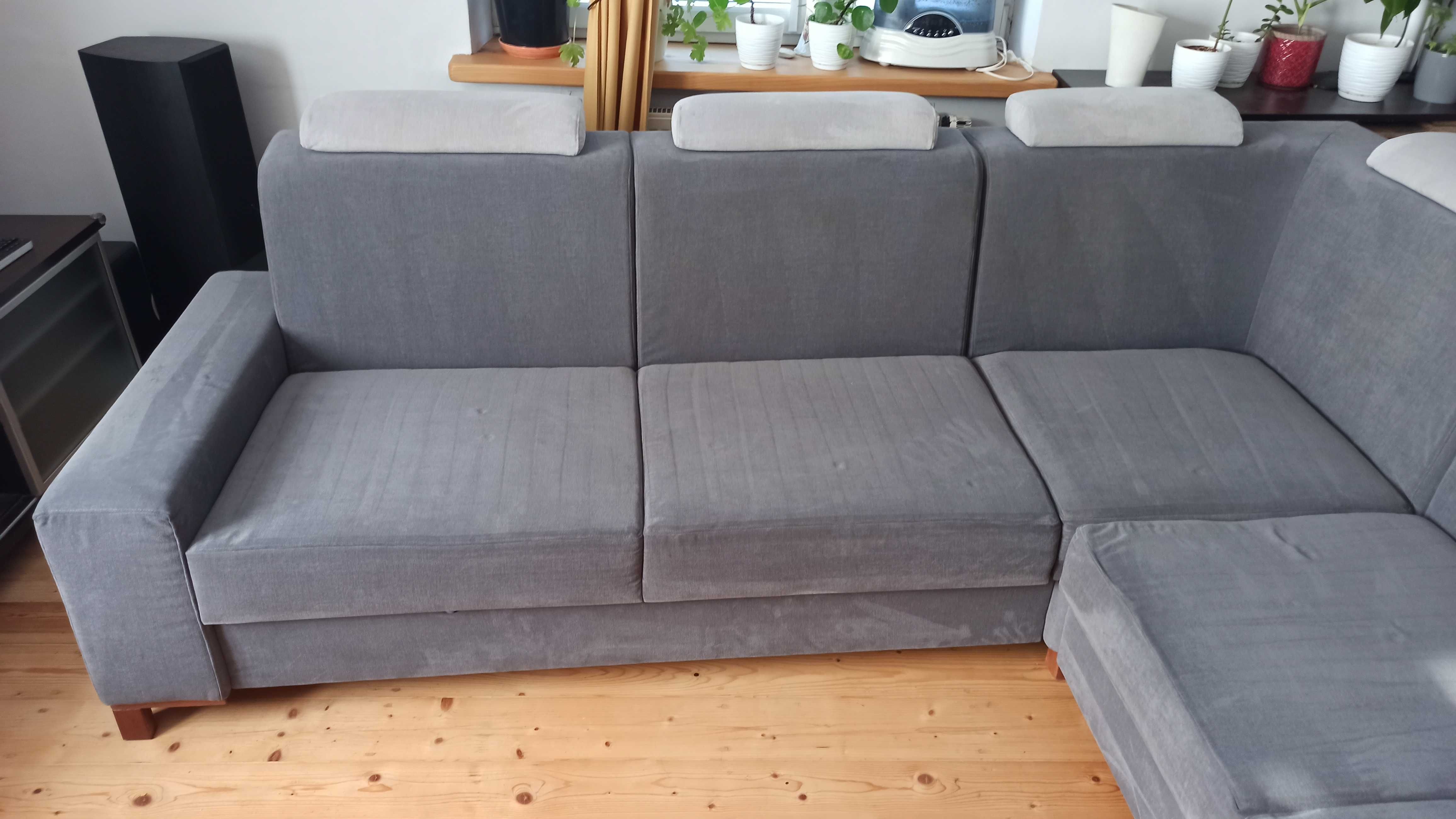 Klasa premium narożnik Unimebel 250x250 funkcja spania - rogówka sofa