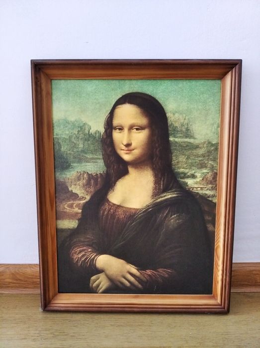 Obraz Mona Lisa w ramie - Leonardo da Vinci