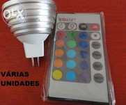 Led com 16 cores e comando á distancia 12vlts