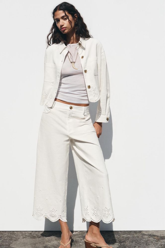 Костюм Zara тонкий джинс