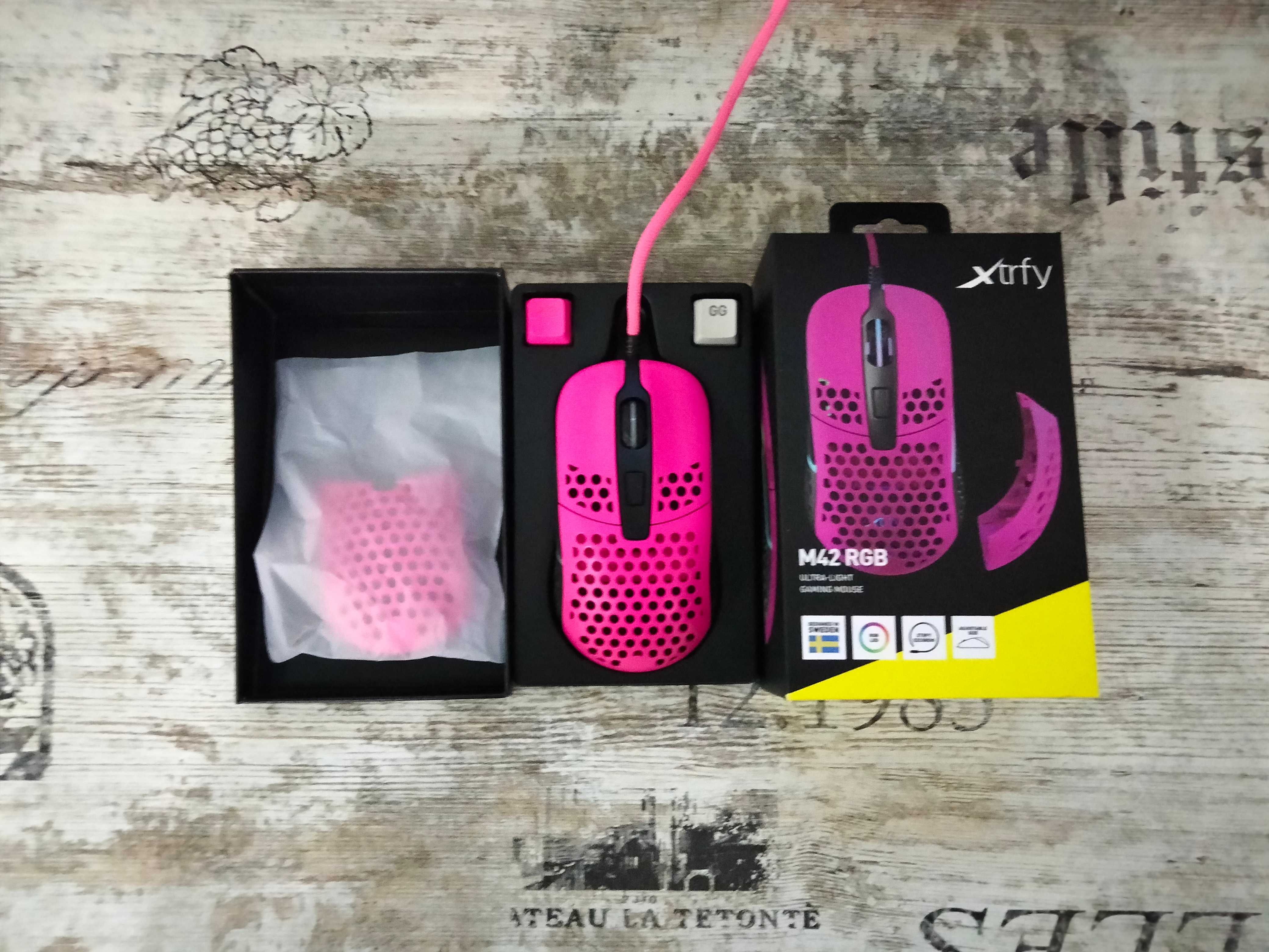 Ігрова мишка Xtrfy m42. Xtrfy m42 RGB Ultra-light gaming mouse