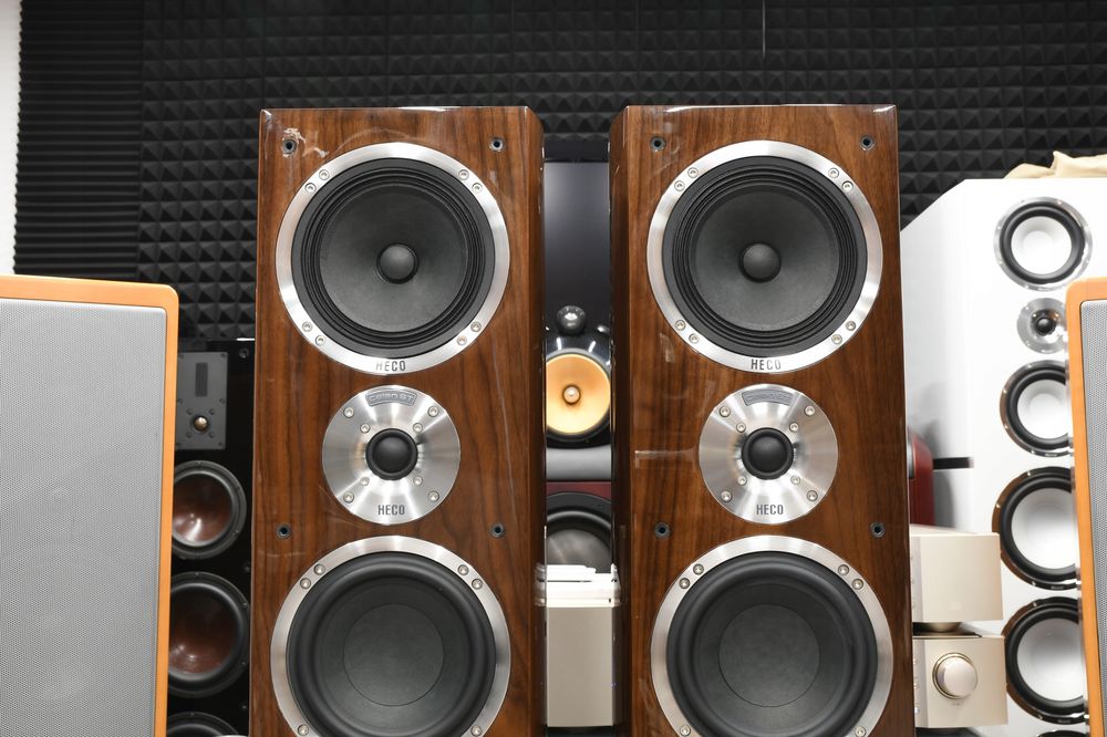 Kolumny podłogowe stereo Heco Celan GT 702 potężne brzmienie!