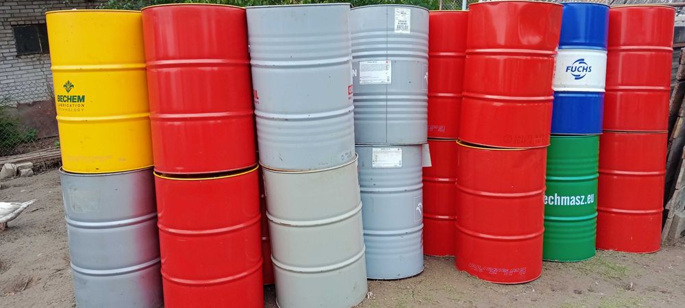 Beczki metalowe 200 l , 35 zł
