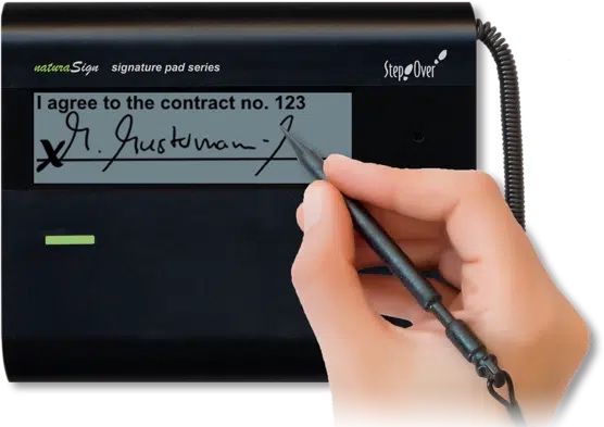 naturaSign панель для підпису для мобільного використання