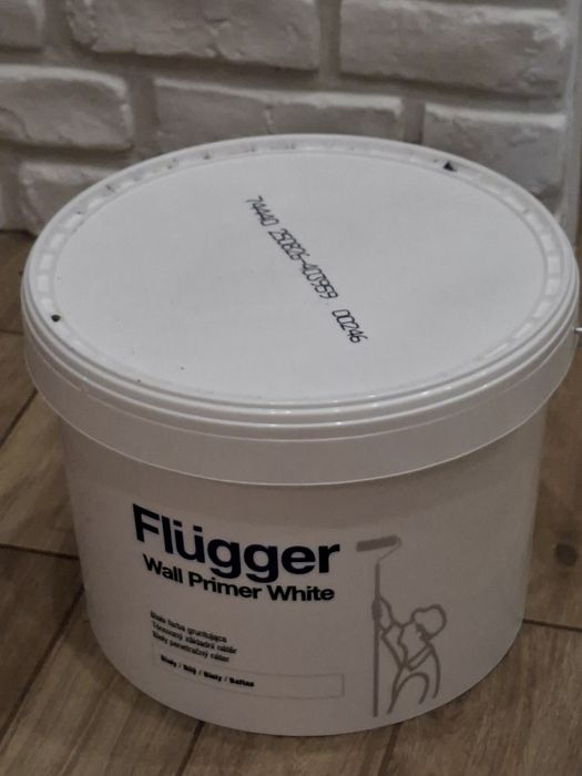 Flügger Wall Primer White 10l.  Farba gruntująca podkład