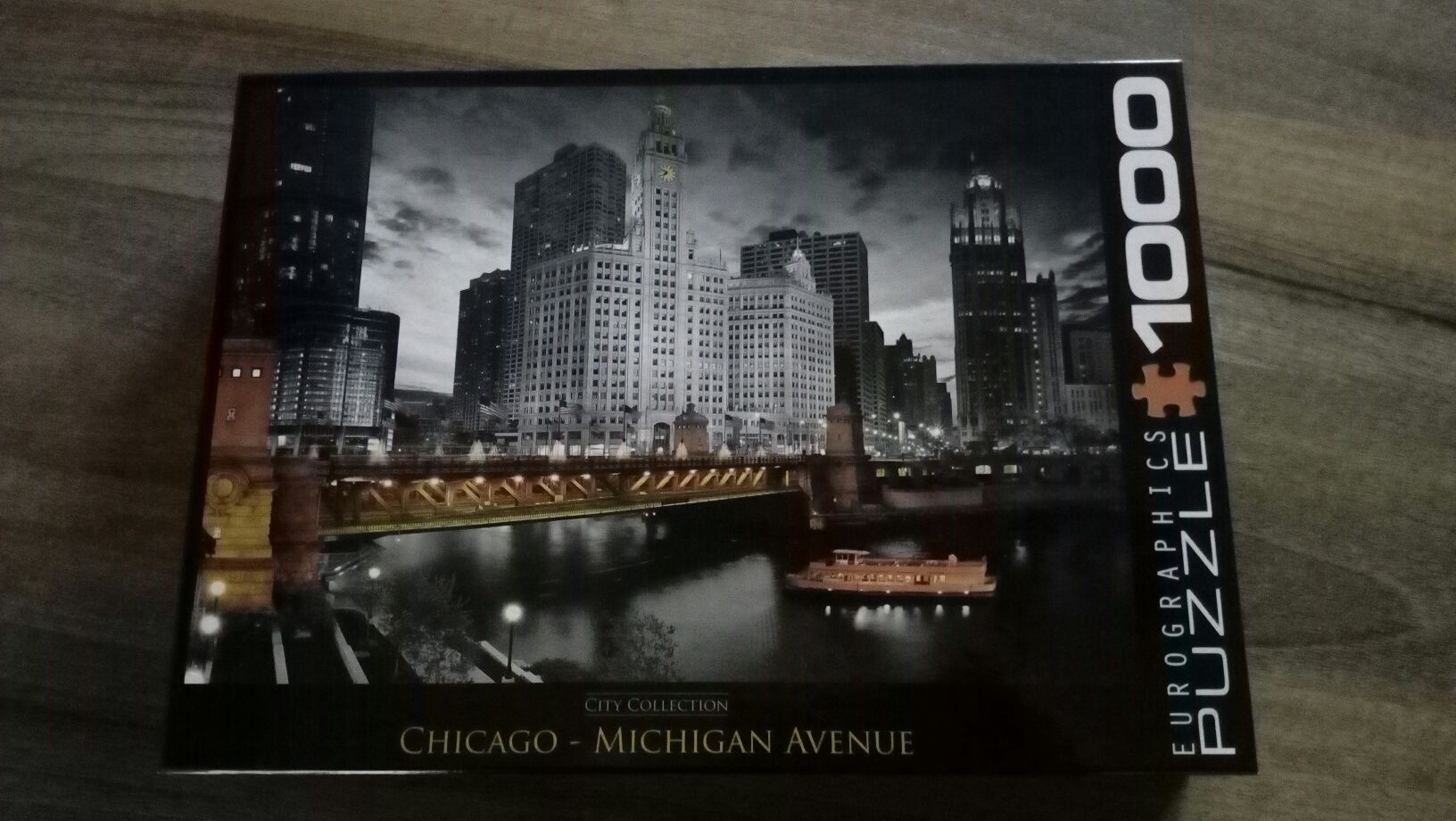 Puzzle 1000 Eurographics Chicago Michigan Avenue stan idealny